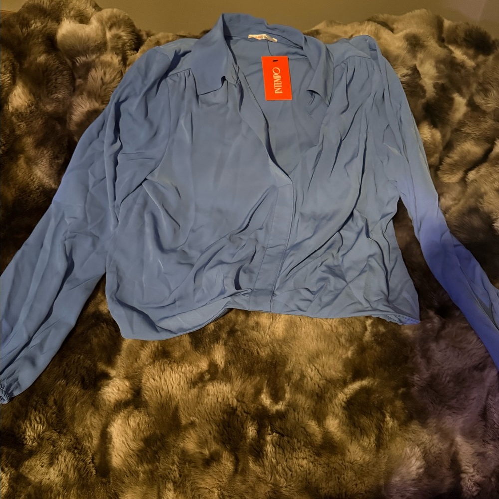 Chic Blue Blouse by Oxxo